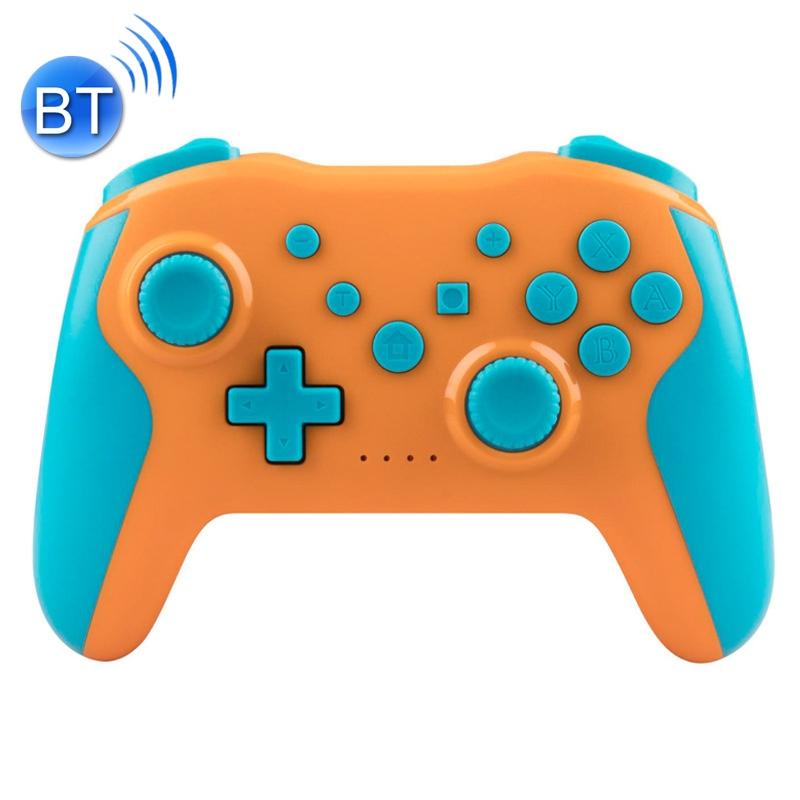 V562-D1053723550DBT-202508281516-00 Wireless 6-axis Gamepad for Switch Pro - Orange Blue - Image 1