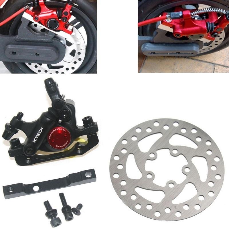 V562-D1084027650DBT-202508281210-00 Upgraded 3-in-1 Scooter Brake & Seat Set for Xiaomi M365 Pro - Black Brake + Black Adapter - Image 1