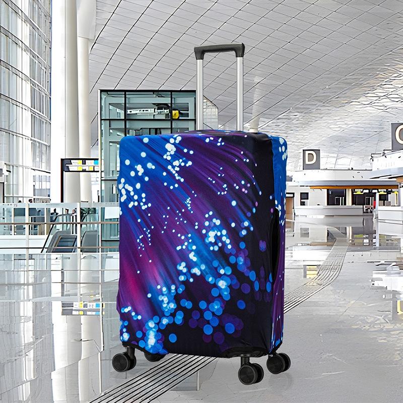 V562-D2071173060DBT-202508290510-00 Thick Elastic Luggage Cover for Outdoor Travel - Fits 22-24 Inches - T-019 - M (20-22 Inches) - Image 1