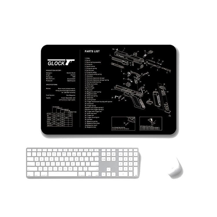 V562-D4011602750DBT-202508291410-00 2 Pack Non Slip Office Gaming Mouse Pad 5Mm - Sps-Glock - Image 1