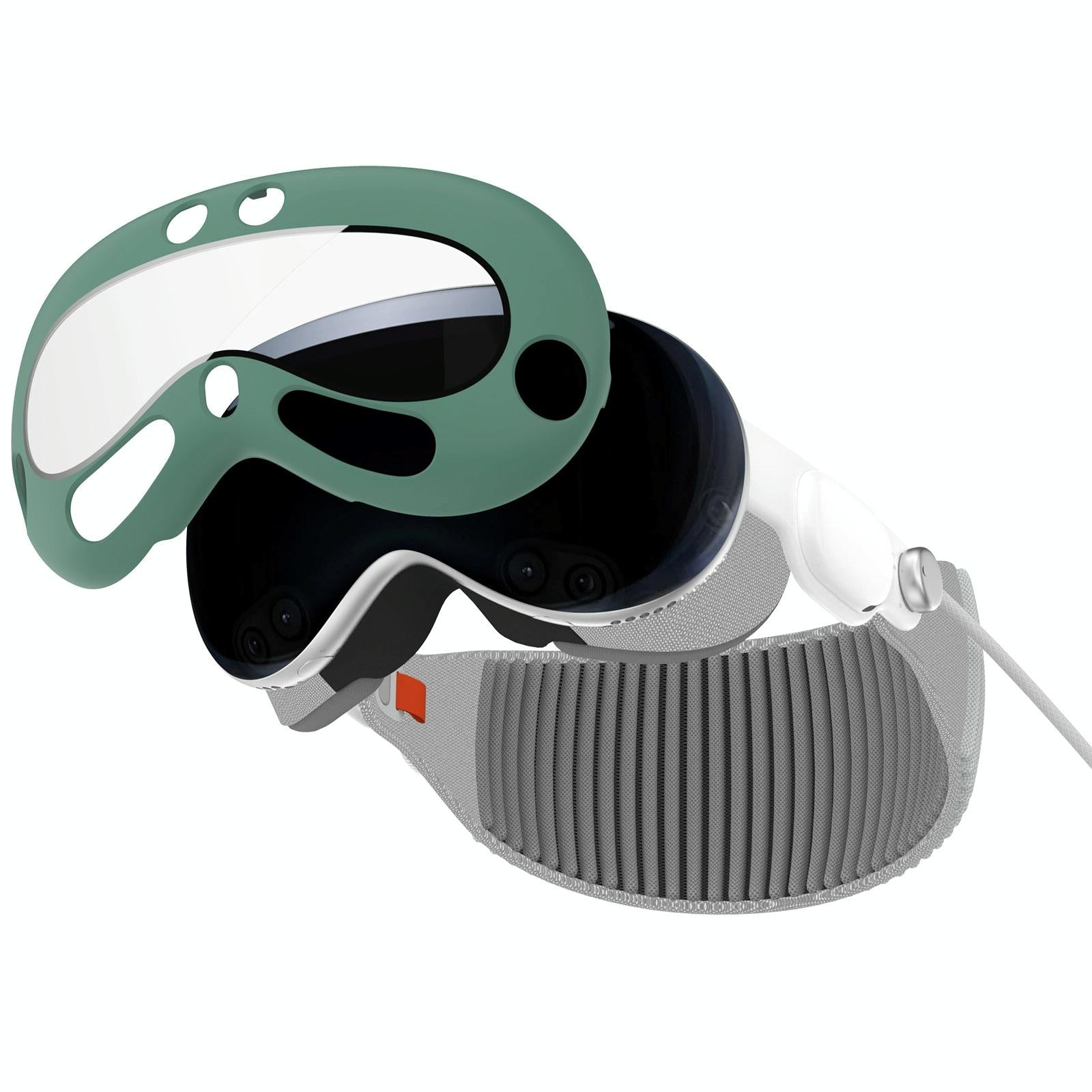 V562-E102175200AYS-202508281341-00 Apple Vision Pro Vr Glasses Film - Toughened Protective Cover - Green - Image 1