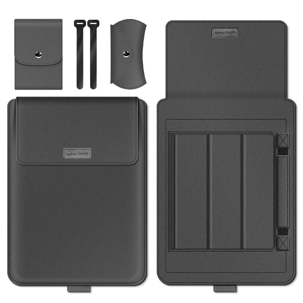 V562-E3000643450DBT-202508290411-00 15 Inch 4-in-1 Computer Bracket Liner and Storage Bag - Gray - Image 1