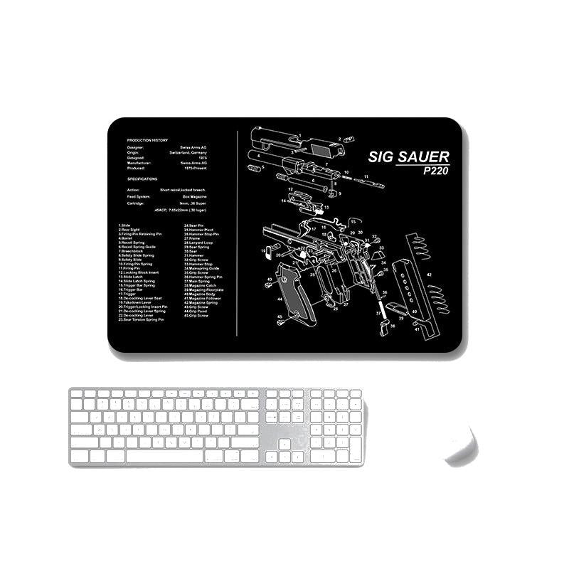 V562-G1011602750DBT-202508291405-00 2 Pack Non Slip Office Gaming Mouse Pad 2Mm - Sps-Sigp220 - Image 1