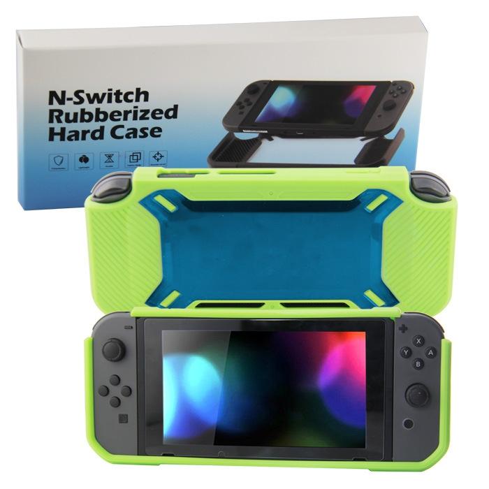 V562-G1030681060DBT-202508290136-00 Nintendo Switch Back Cover - Scratch Resistant - Green + Blue - Image 1