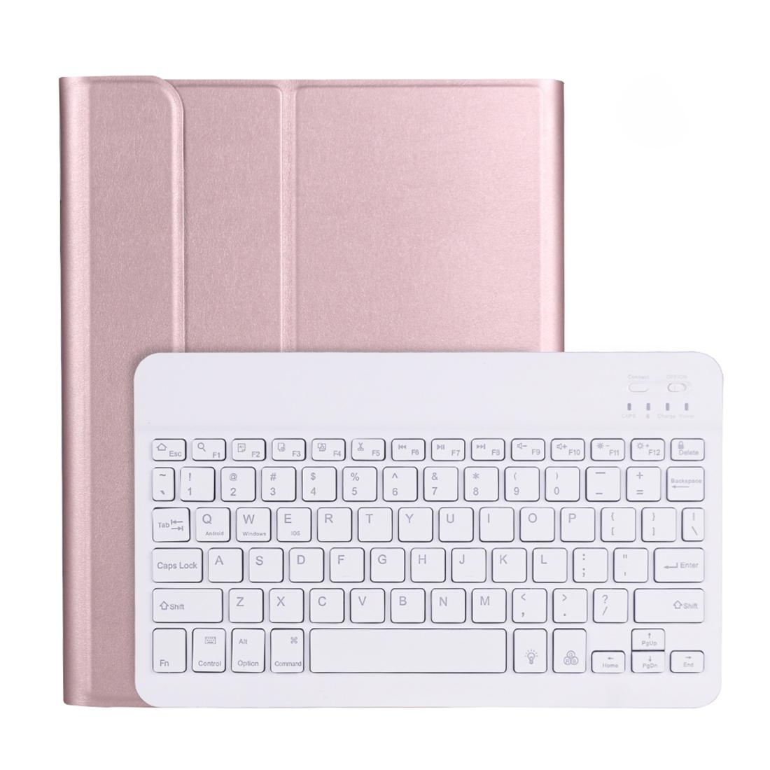 V562-GR1977ORPI-202508290210-00 Detachable Bluetooth Keyboard Case For Ipad Pro 11 With Backlight & Pen Slot - Rose Gold - Image 1