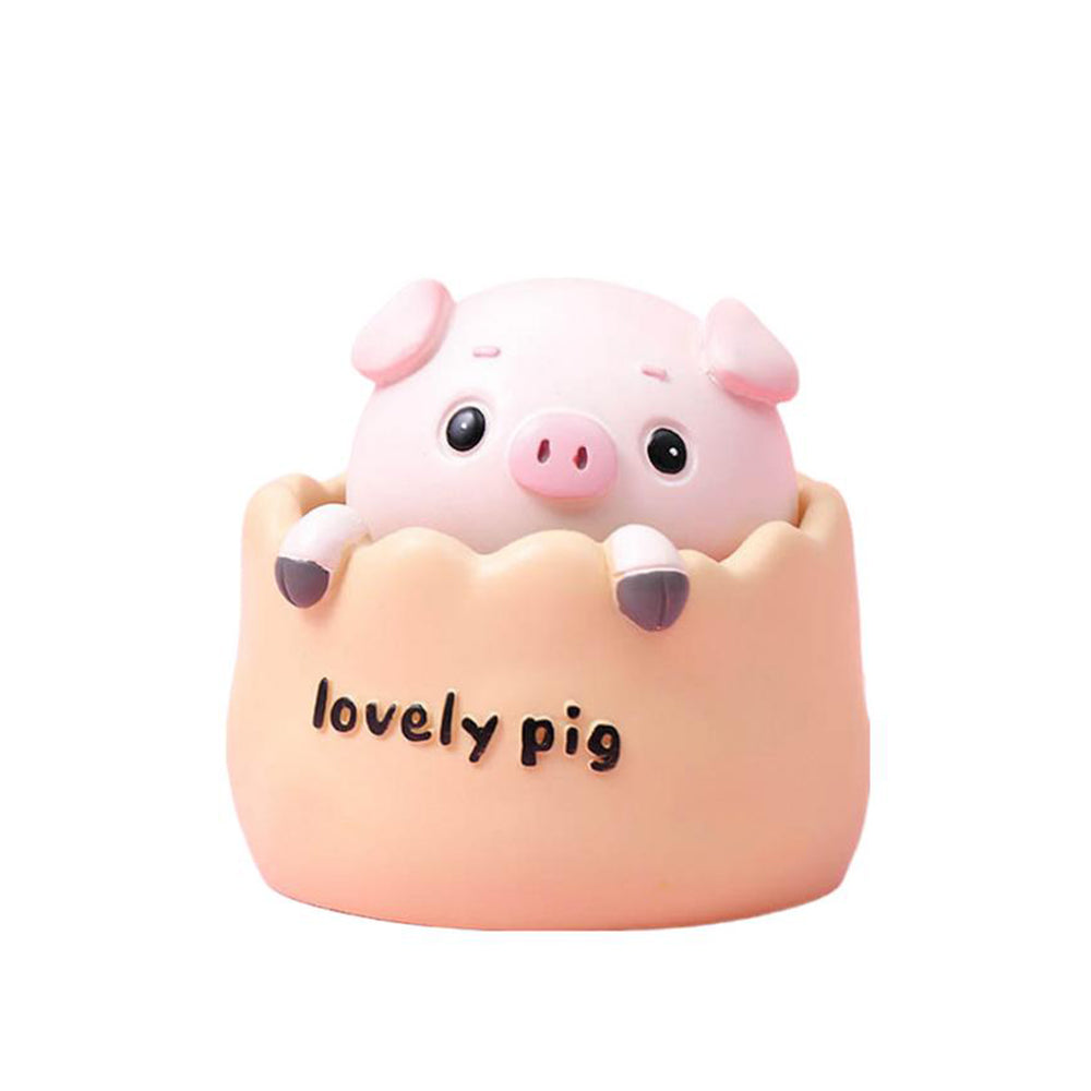 V562-GU24-JH325YELLOW-202508292132-00 Vibe Geeks Pop Bobblehead Car Dashboard Decoration - Yellow - Image 1