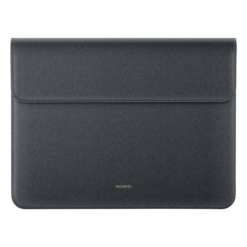 V562-H1016BL-202508290515-00 13 Inch Leather Laptop Protective Bag for Matebook x - Grey - Image 1