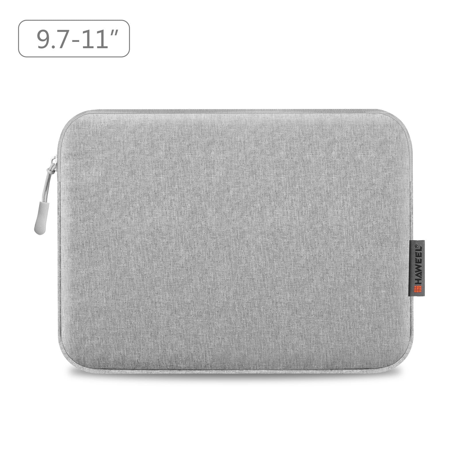 V562-H3107LWH-202508290645-00 11 Tablet Sleeve Briefcase for 9.7-11.0 Tablets - Zipper Closure - Grey - Image 1