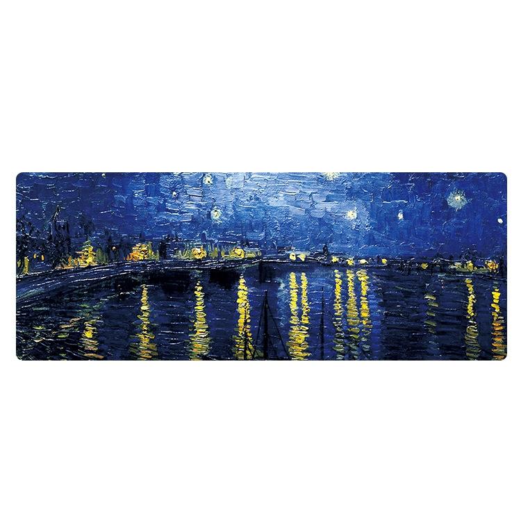 V562-I8077022060DBT-202508291541-00 Large Desk Mouse Pad For Oil Painting - Starry Night - Image 1