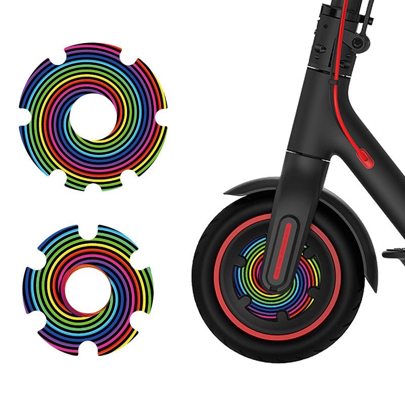 V562-J1033502060DBT-202508281225-00 Waterproof Sticker for Xiaomi M365 Scooter Motor - 1 Pair - Colorful 10 - Image 1