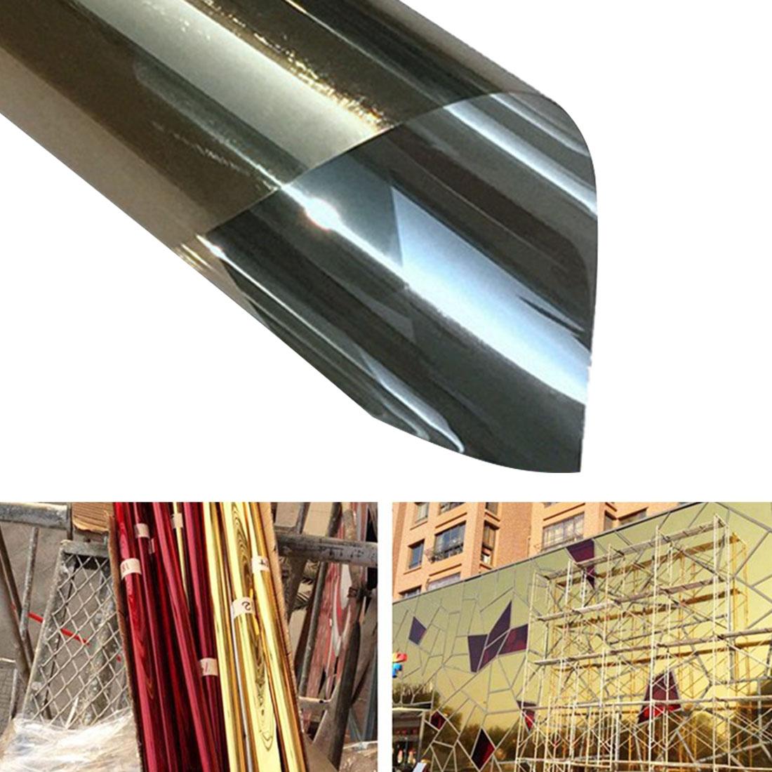 V562-J2054CH-202508281046-00 120cm x 1m Uv Reflective one Way Privacy Window Film Sticker - Gold - Image 1