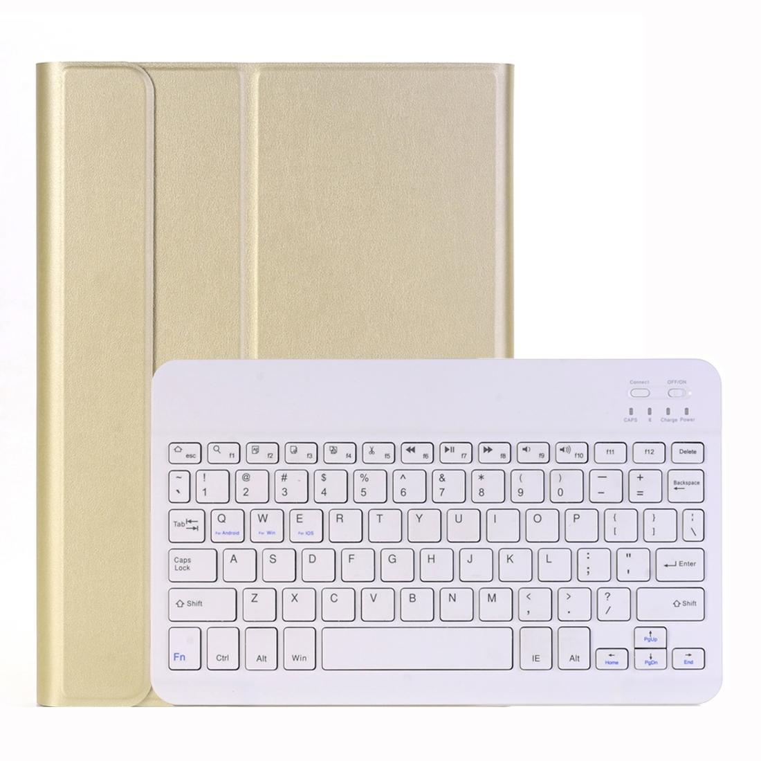 V562-J8440D6PI-202508290735-00 10.2 Ipad Bluetooth Keyboard Case With Stand - Ultra-Thin & Detachable - Gold - Image 1
