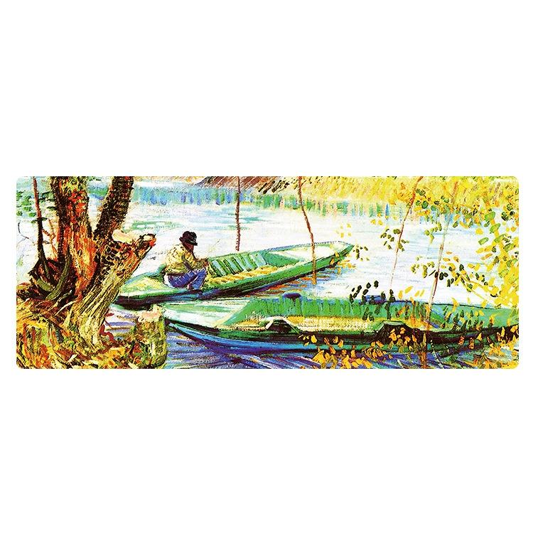 V562-K6077022060DBT-202508291540-00 Large Desk Mouse Pad For Oil Painting - Fisherman - Image 1