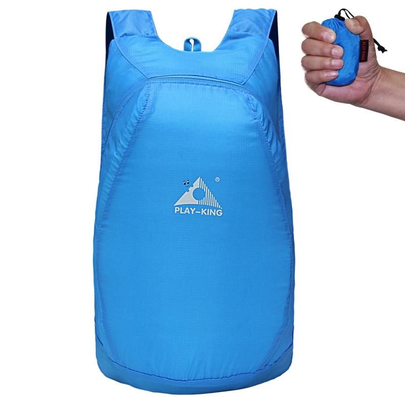 V562-L2051GO-202508282250-00 Ultralight Foldable Anti Splash Bag For Outdoor Climbing 20L Capacity Max Load 15Kg - Blue - Image 1