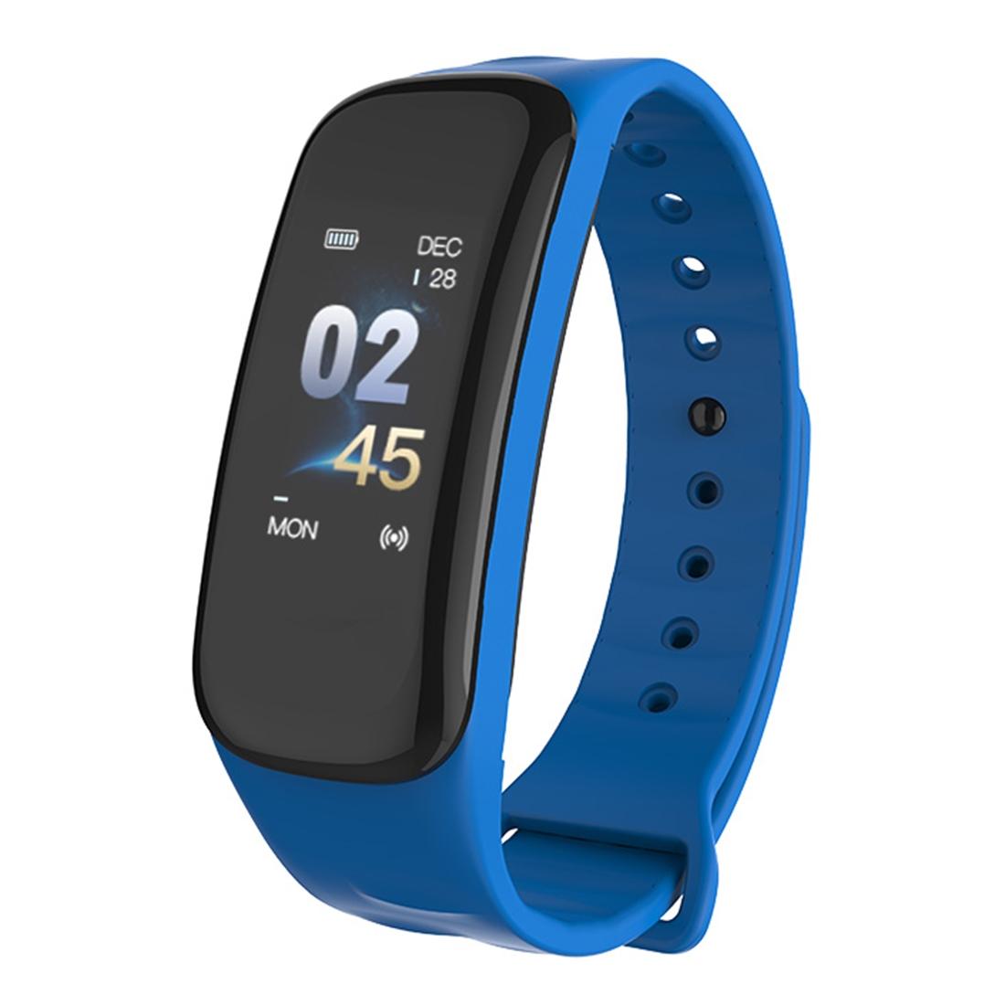 V562-L6869AC-202508281140-00 Bluetooth Fitness Tracker With Heart Rate & Sleep Monitor - Waterproof - Blue - Image 1