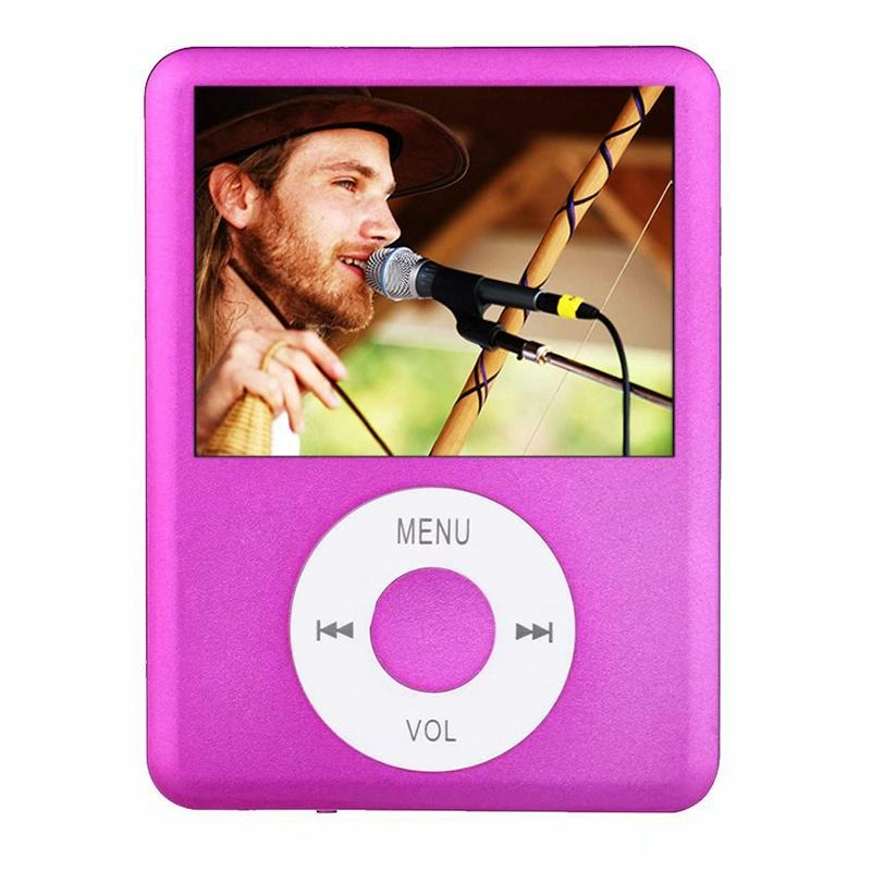 V562-M4034-4PM-S-202508291231-00 1.8 Inch Tft Mp4 Player W / Tf Slot Recorder Fm E Book & Calendar - Magenta - Image 1