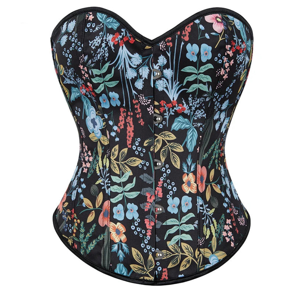 V562-OBBPBBNTBAKPTAKL-5-202508291826-00 Strapless & Backless Corset Tops For Women Front 5 Busk Closure Lace Up Boned Plus Size S-6Xl - Xl - Image 1