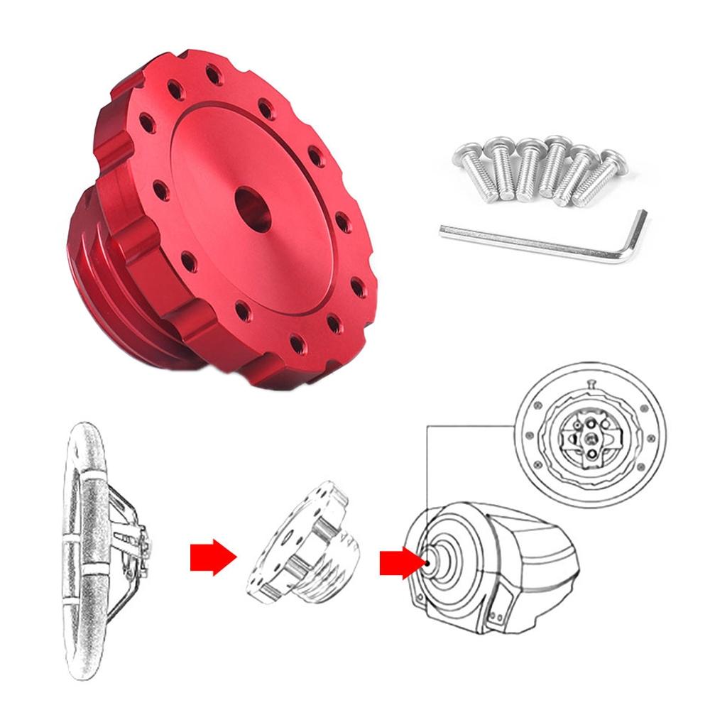 V562-R6951PRC-202508281035-00 Universal Gaming Steering Wheel Adapter for Thrustmaster T500ts - Connect Txt300 - Red - Image 1