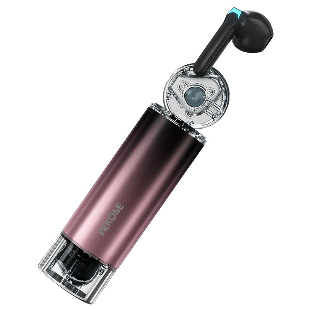 V562-RG3321D6PI-202508281611-00 V55 Wireless Bluetooth Earphones with Fragrance - Compact and Stylish - Gradient Red - Image 1