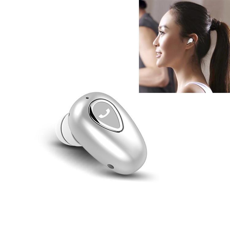 V562-S1197SXPI-202508281326-00 Wireless Sweatproof Bluetooth Earphones 5.0 - Yx01 - Silver - Image 1
