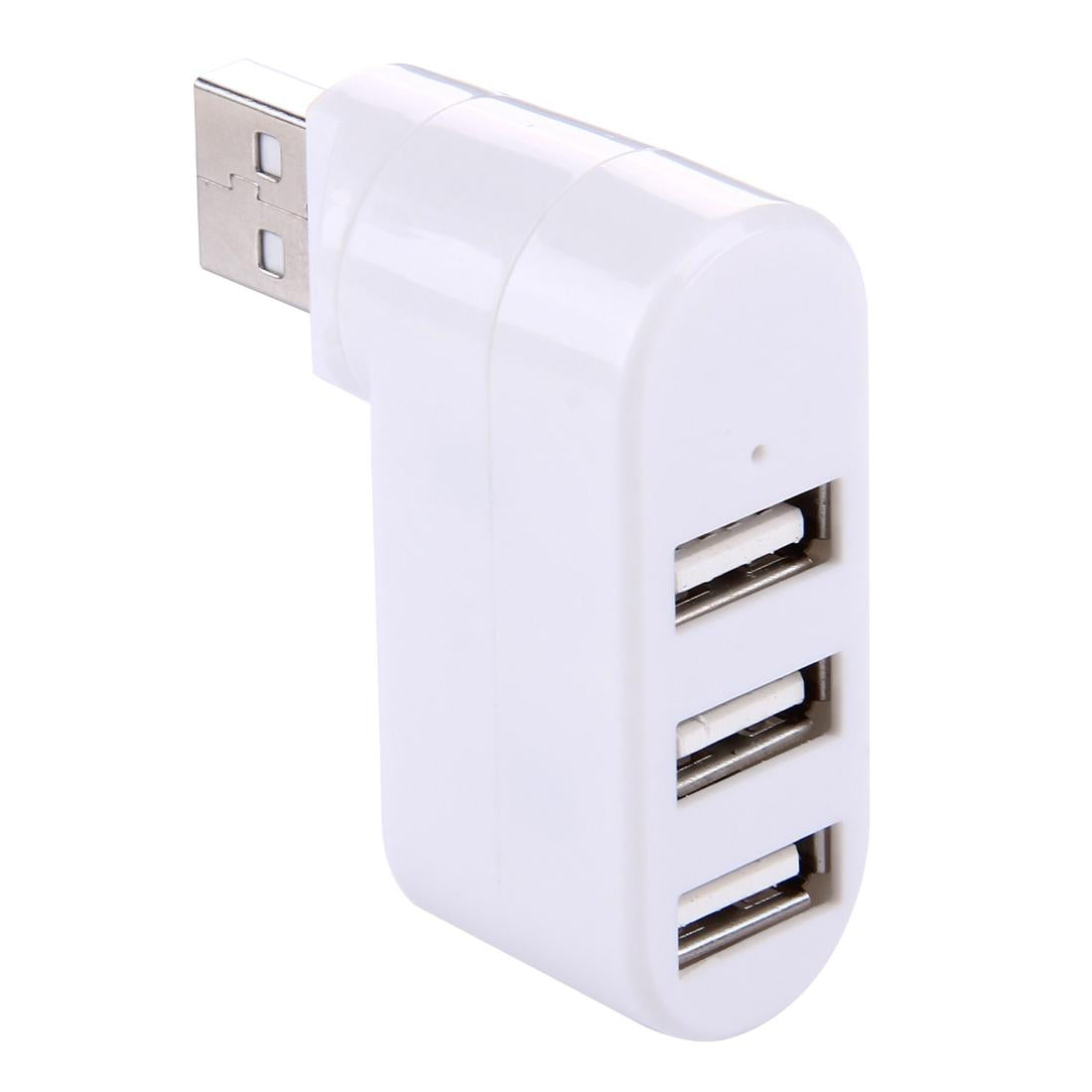 V562-W0102CP-202508292211-00 3-Port Usb 2.0 Hub With 180° Rotation - White - Image 1