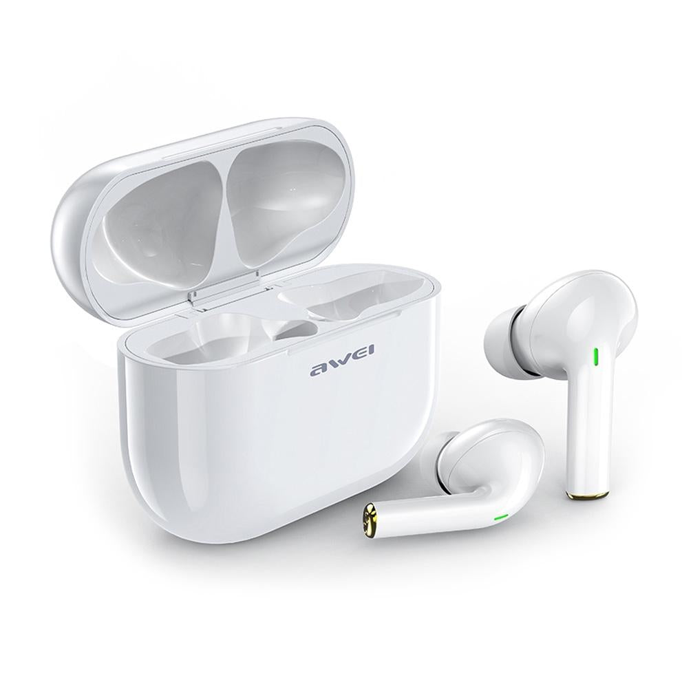 V562-W6447D6PI-202508281754-00 Wireless T29 Sports Headset with Charging Case - Bluetooth V5.0 - White - Image 1