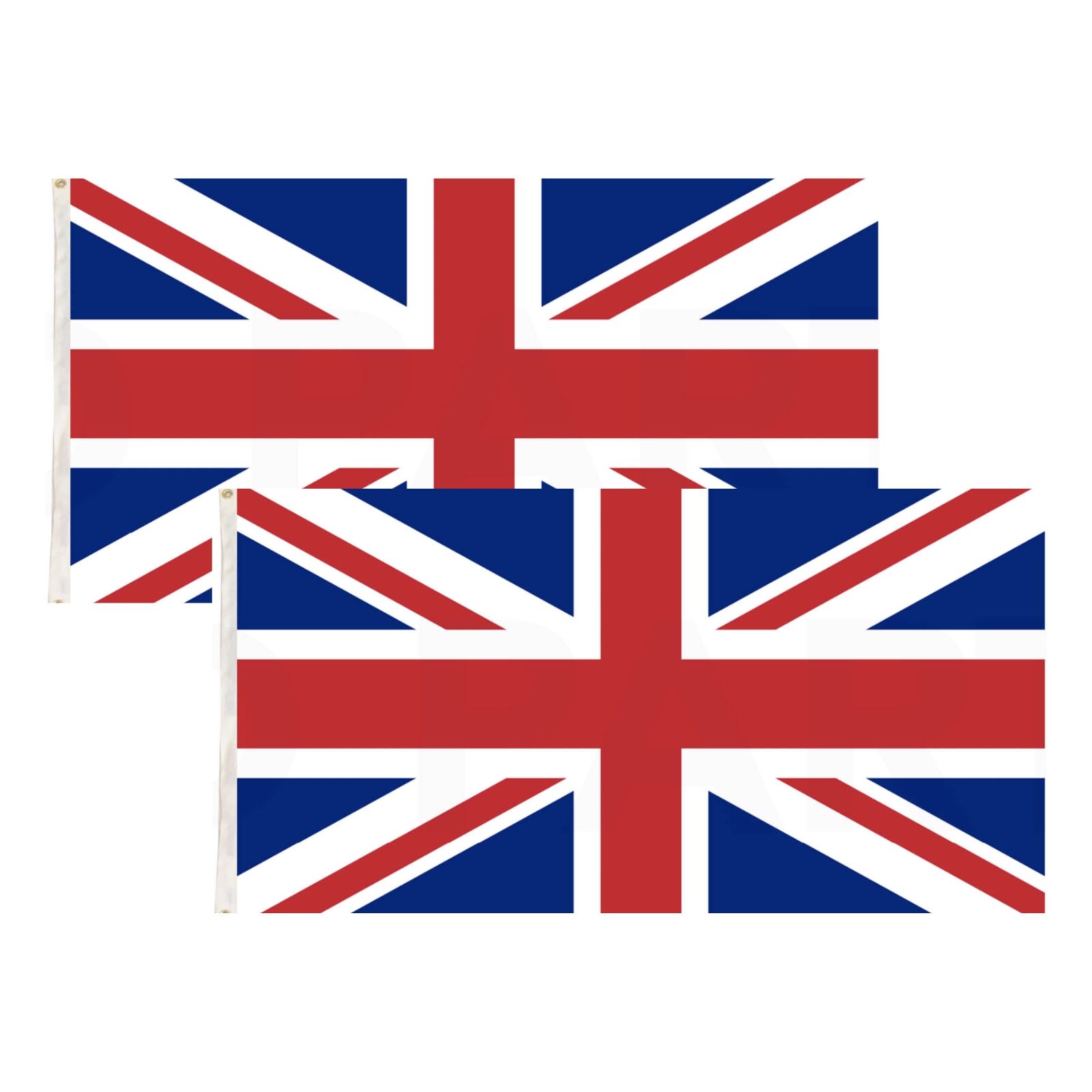 V563-13249_2X-202509120853-00 2x United Kingdom Country Flags Union Jack Great Britain UK Heavy Duty - 150cm x 90cm - Image 1