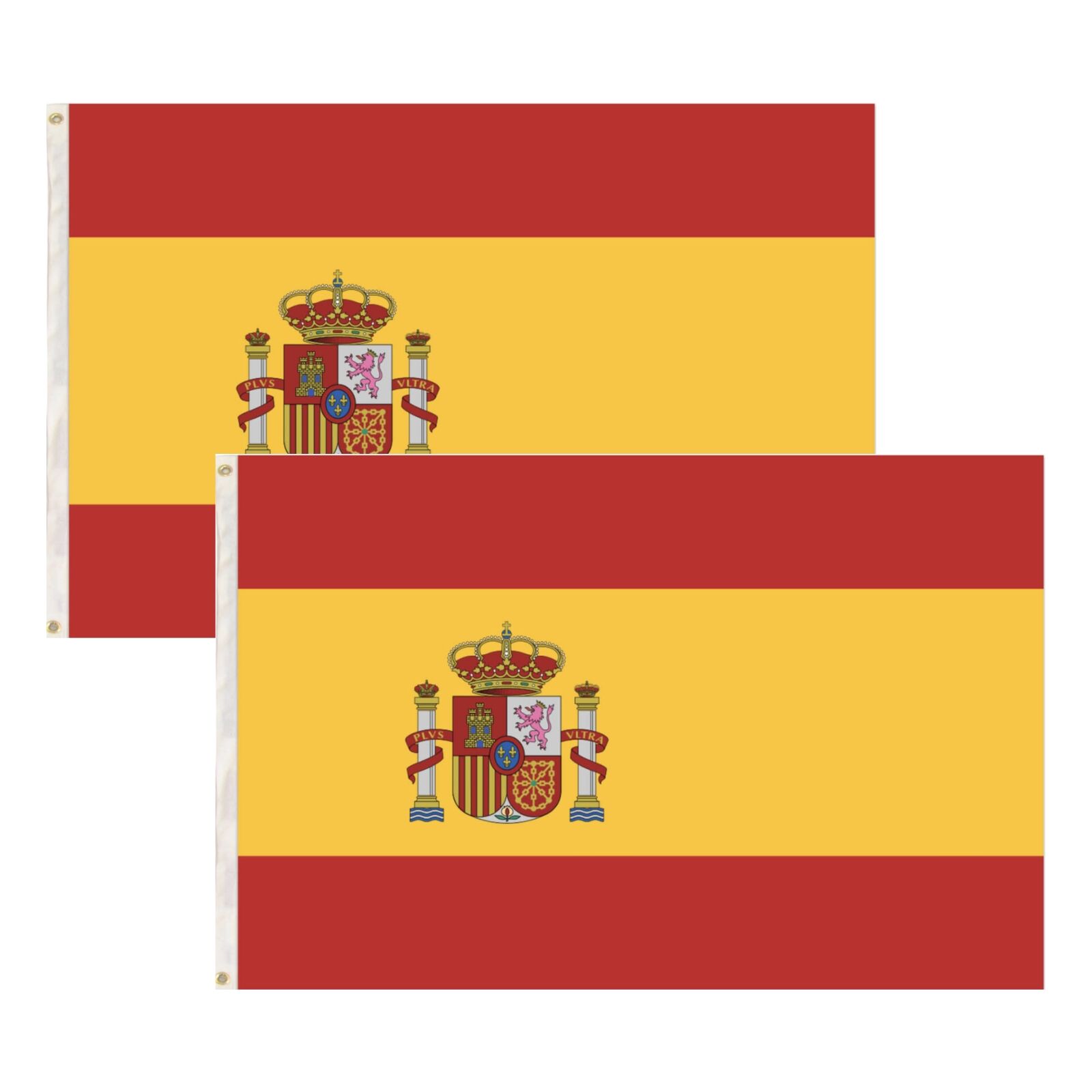 V563-13284_2X-202509120853-00 2x Spain Spanish Country Flags Heavy Duty Outdoor España - 150cm x 90cm - Image 1