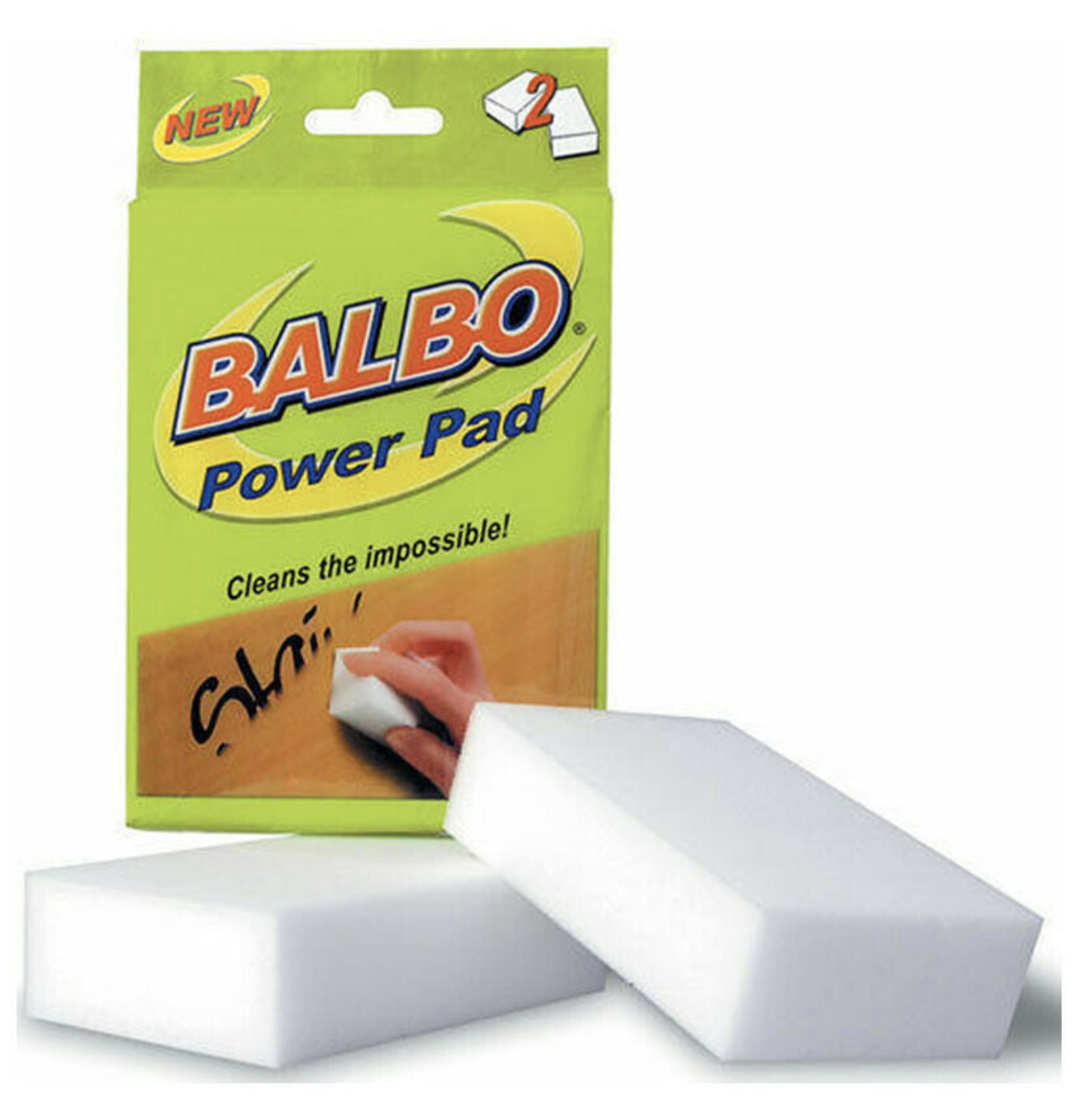 V563-POP100126-202508260920-00 Pack of 2 BALBO Power Pad Cleaning Pad Eraser Magic Cleaning Tool Sponge - Image 1