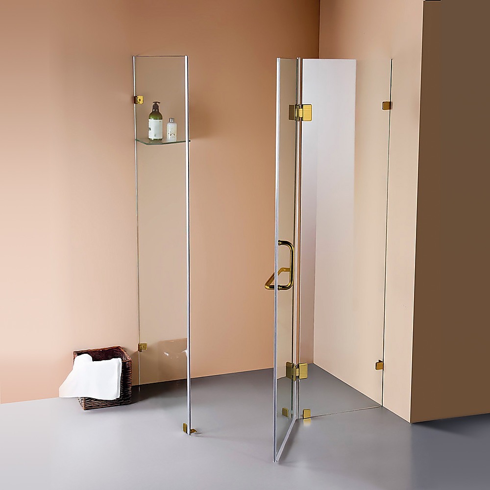V63-830561-202507050031-00 1200 x 1000mm Frameless 10mm Glass Shower Screen By Della Francesca - Image 1