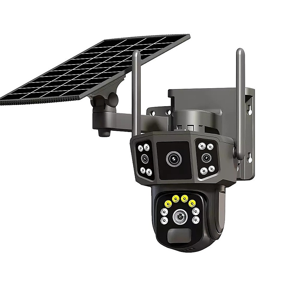 V63-952461-202507101016-00 9MP Wireless Solar Camera WIFI Security Outdoor Battery PTZ CCTV Home House V380 - Image 1