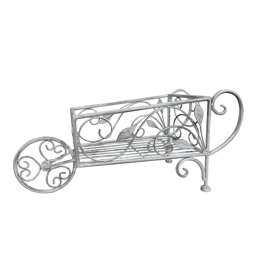 V637-03806WBR-202508251415-00 French Country Decorative Wheelbarrow Planter 40cm - Image 1