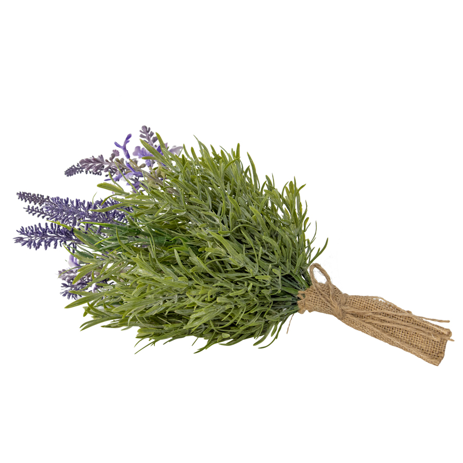 V637-05066LAV-202508251425-00 Artificial Lavender Bouquet Bunch 35cm - Image 1