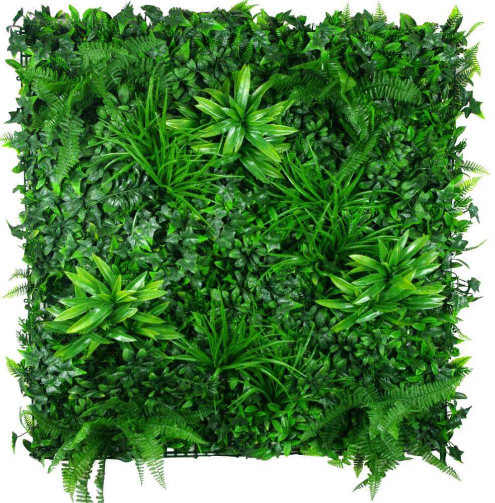 V637-1005798-202508251325-00 Luxury Green Tropics Vertical Garden/Green Wall UV Resistant 100cm x 100cm - Image 1