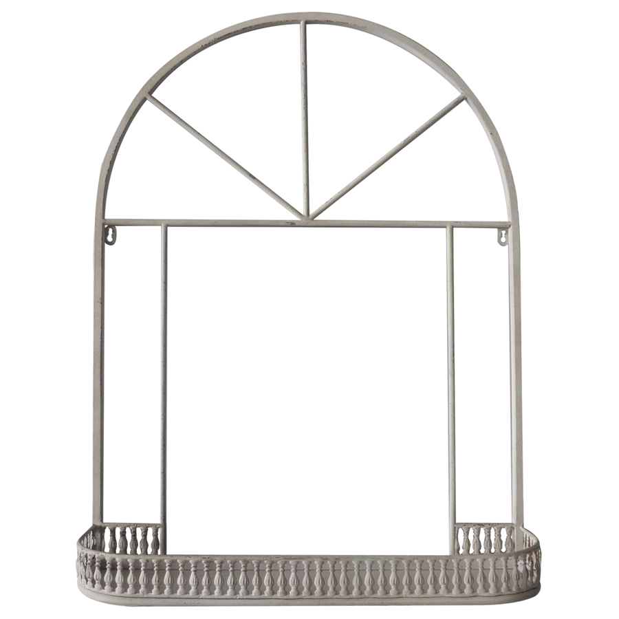 V637-23751ARC-202508251325-00 Martinique Arch Wall Plant Holder / Shelf 78cm - Image 1