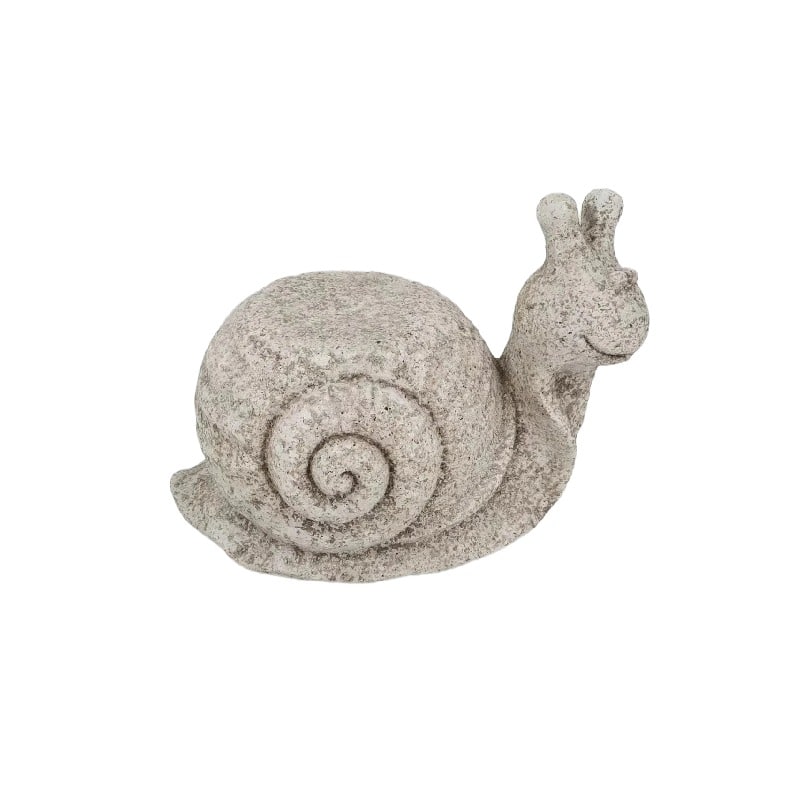 V637-49460STL-202508251245-00 Arty Snail Stool / Plant Stand 24cm - Image 1