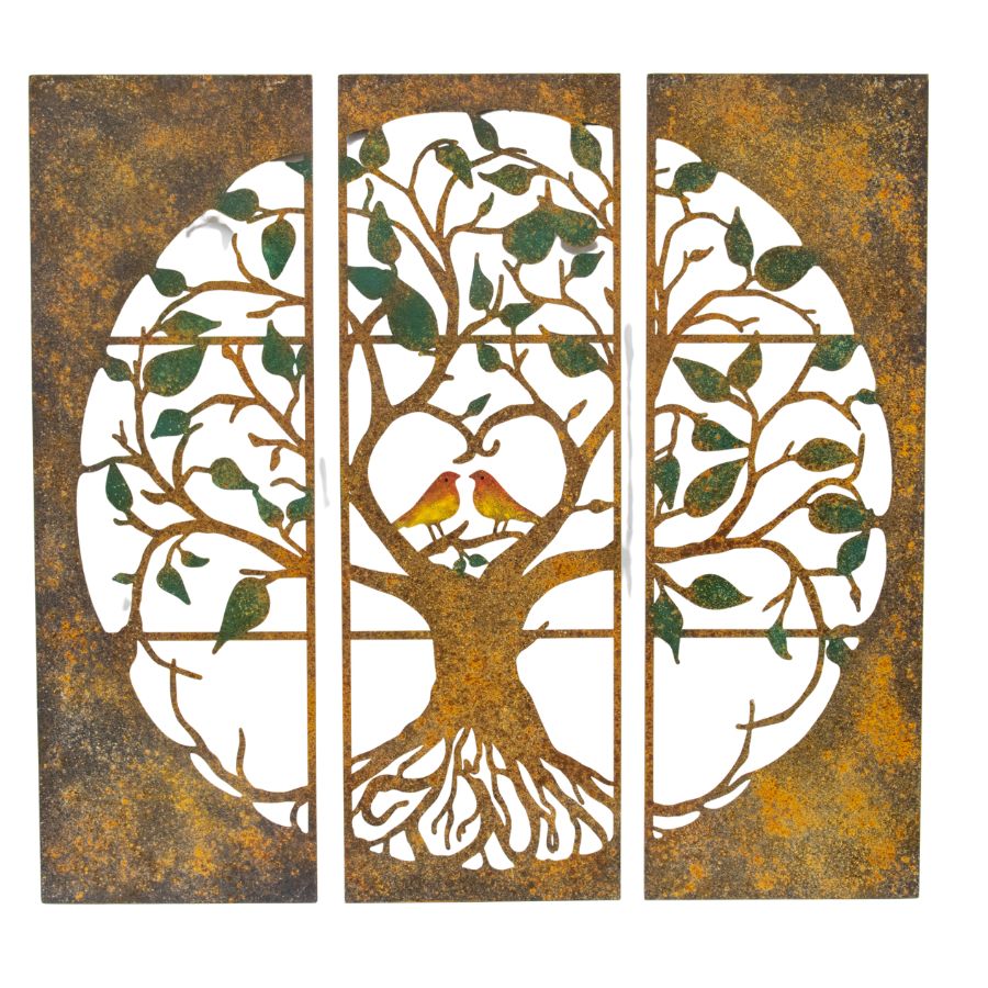 xr:d:DAFyVx9scB4:65,j:310029682016601023,t:23102610 Laser Cut Tree of Life 3 Piece Wall Art 90cm - Image 1