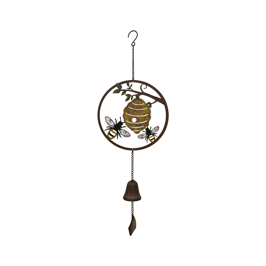 oplus_32 Bee Laser Cut Hanging Bell 65cm - Image 1