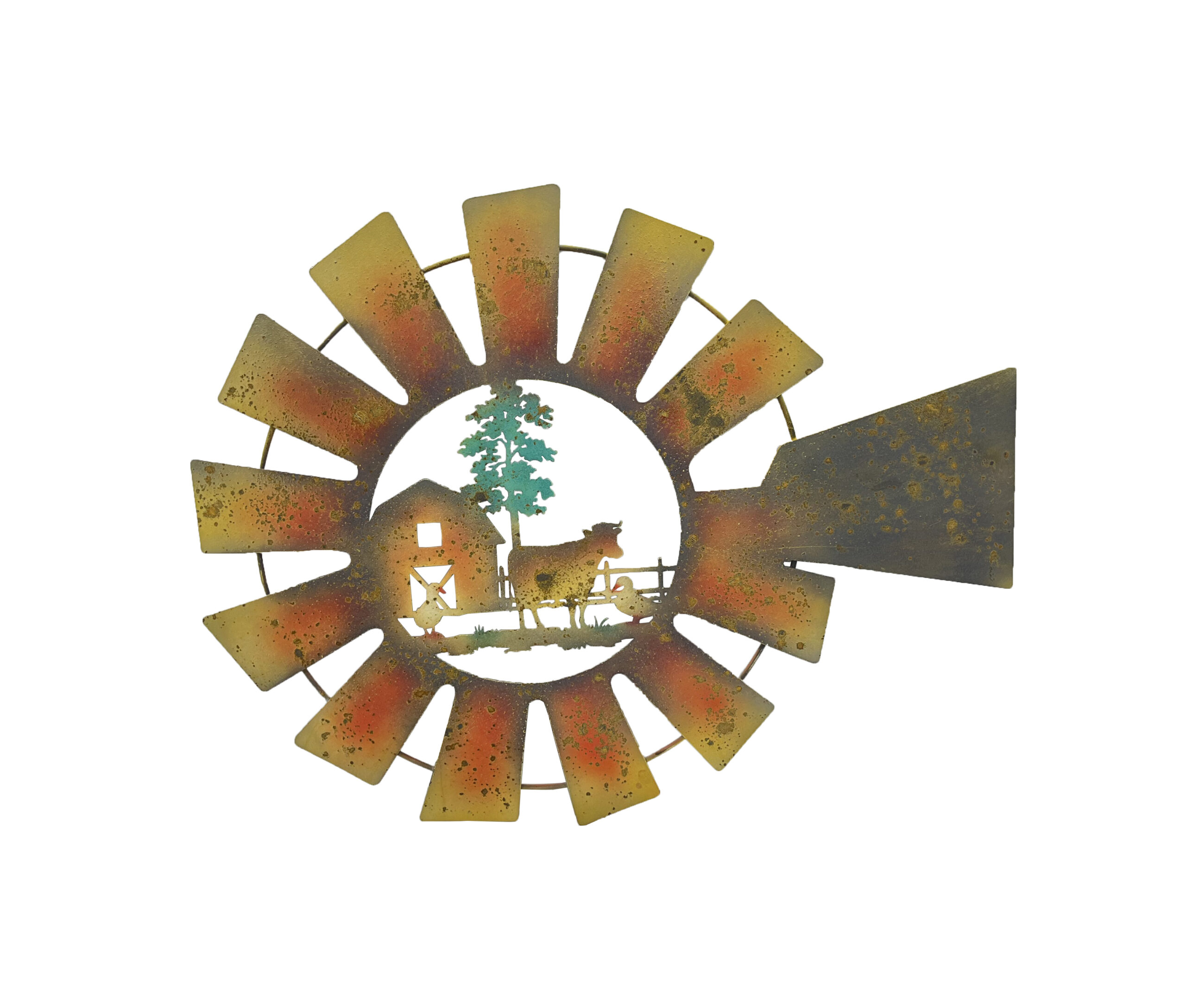 V637-71648WND-202508251945-00 Laser Cut Windmill Or Farmhouse Wall Art 60x48cm - Image 1