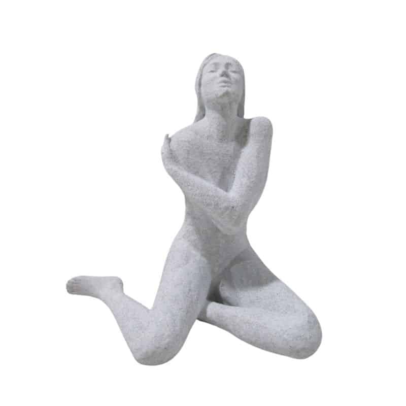 V637-88760LDY-202508251710-00 Lady Statue w Folded Arms 22cm - Image 1