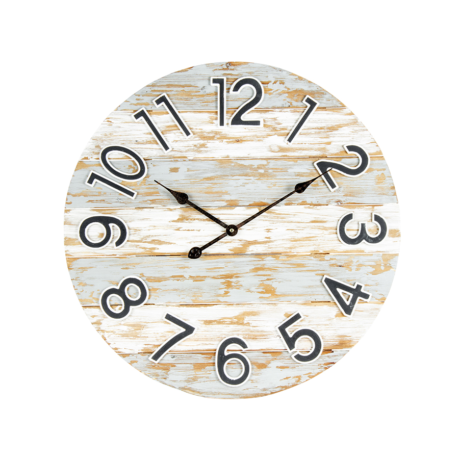 V637-91955CLK-202508251805-00 Country Round Wall Clock 67cm - Image 1