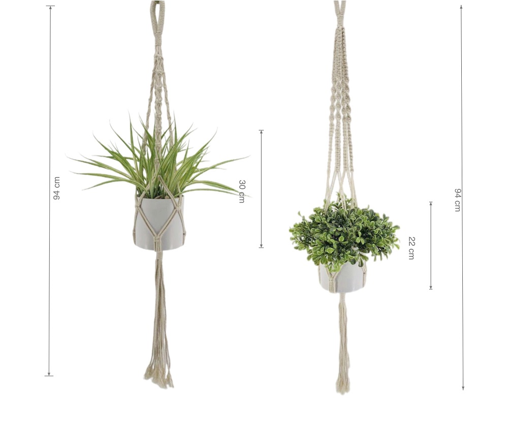 V637-AFL30725-202508251553-00 Set 2 Artificial Hanging Plant Assort 94cm - Image 1
