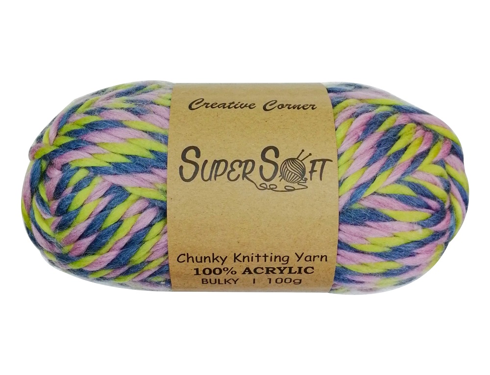 V637-CRA32327-202508251935-00 bulk 12 Mauve Mix Chunky Super Soft Knitting Yarn - Image 1