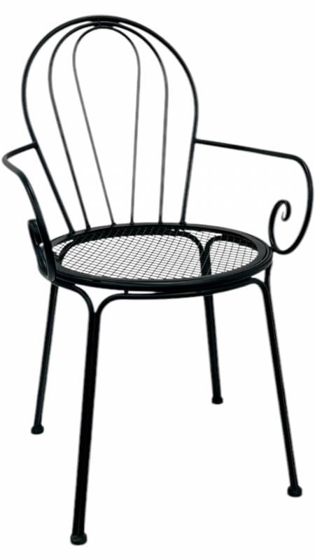V637-E030308-202508251740-00 Set 2 Outdoor Vintage Chair w Arms 88cm - Image 1
