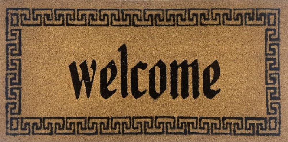 V637-E423645-202508252345-00 Large Decorative Welcome Doormat Door Mat 90cm - Image 1