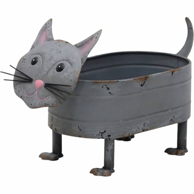 V637-E522974-202508252140-00 Oliver Cat Planter 36cm - Image 1
