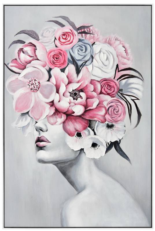 V637-E592344-202508252220-00 Porsche Lady Framed Canvas Wall Art 120cm - Image 1