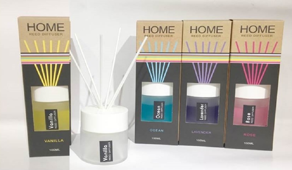 V637-INC28193-202508252225-00 bulk 24 Home Delight Reed Oil Diffuser 100ml 4 Assort - Image 1