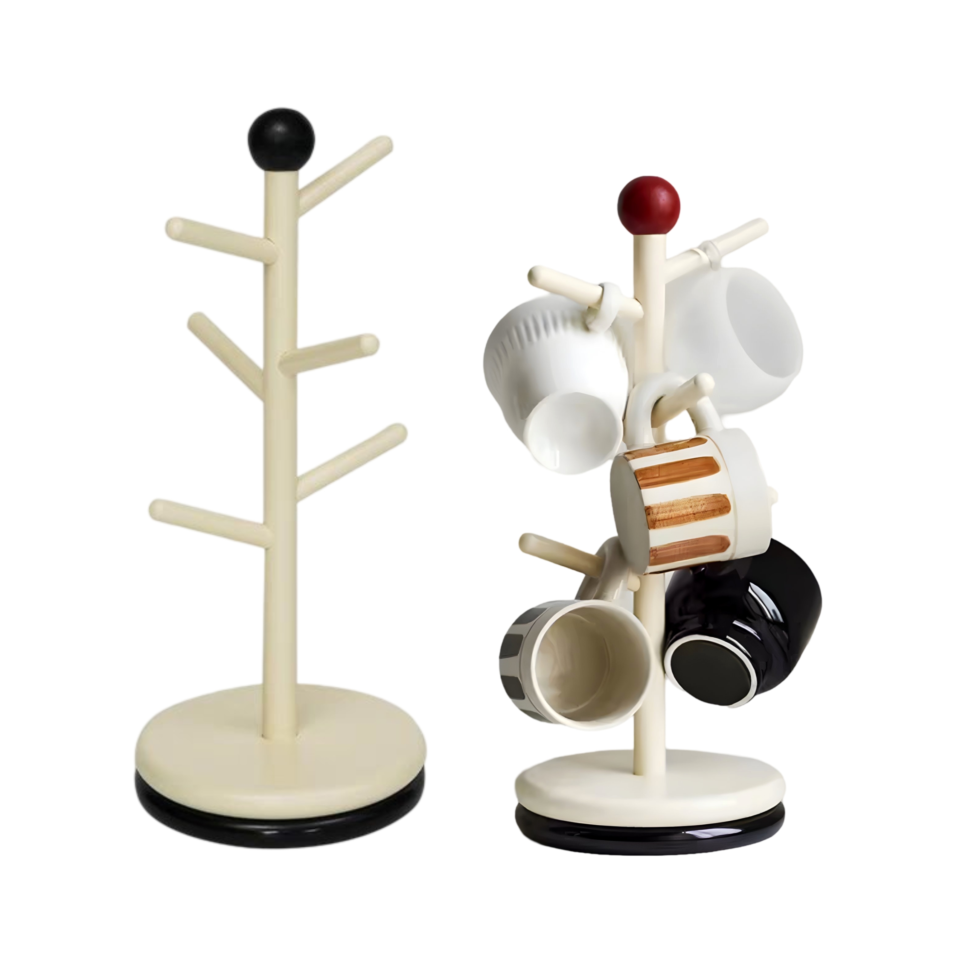 V637-KIT37226-202508251955-00 Set 2 Rotating Cup Mug Holder 2 Assort 31cm - Image 1