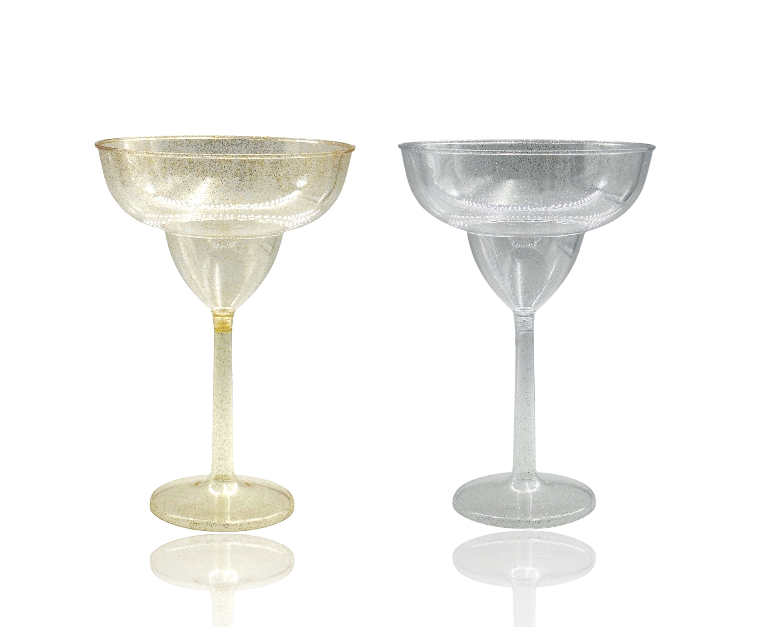 V637-PAR35095-202508252020-00 bulk 24 Glitter Plastic Jumbo Margarita Glass 877ml 16x24cm - Image 1